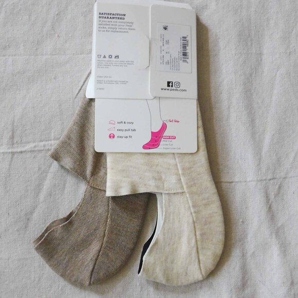 NWT Peds Women's 2pk Cozy Slipper Liner Socks (Size 5-10) - Picture 3 of 8